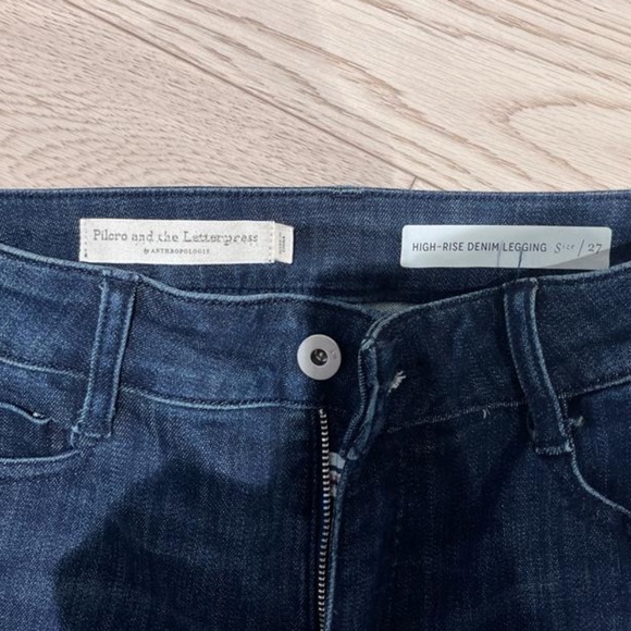 Pilcro by Anthropologie High Rise Denim Legging - NWT - Picture 2 of 3